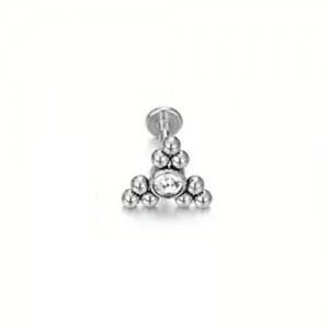Piercing Labret Modelo 7 Rosca Interna Aço 316L Piercing Labret Modelo 7 Rosca Interna Aço 316L